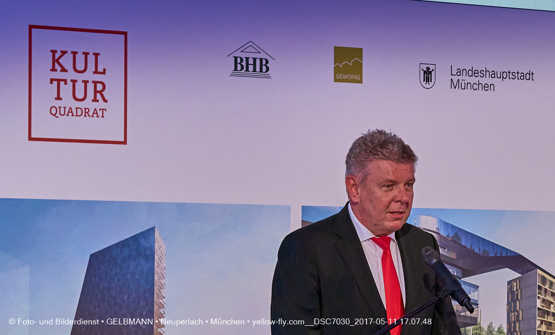 11. Mai 2017 - Grundsteinlegung für die LOGE und dem Kulturquadrat in Neuperlach